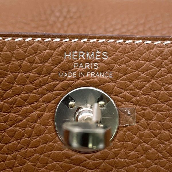 エルメス ハンドバッグ リンディ ミニ ゴールド/シルバー金具 トリヨンクレマンス B刻印 2wayショルダー
