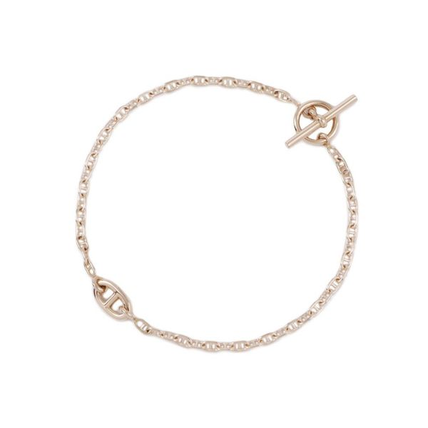 エルメス ブレスレット シェーヌダンクル ニューファランドール K18PGピンクゴールド サイズST HERMES ジュエリー