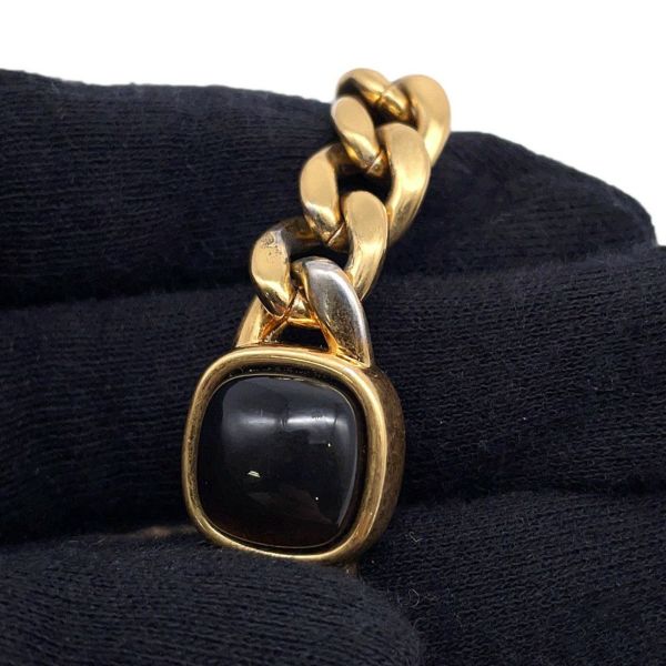 シャネル チェーンウォレット マトラッセ フェイクパール ミニ ラムスキン AP2932 CHANEL 黒