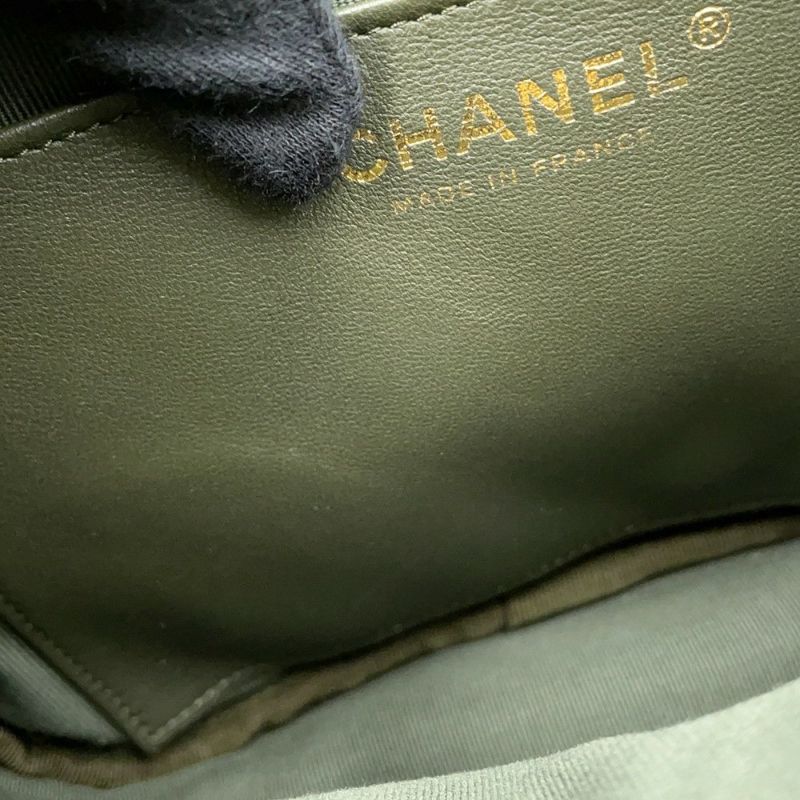 シャネル チェーンショルダーバッグ マトラッセ ココマーク キャビアスキン CHANEL