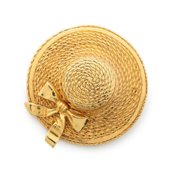 シャネル ブローチ ハットモチーフ メタル CHANEL アクセサリー