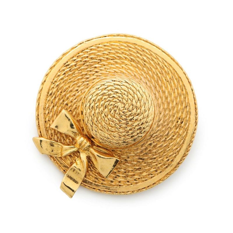 シャネル ブローチ ハットモチーフ メタル CHANEL アクセサリー