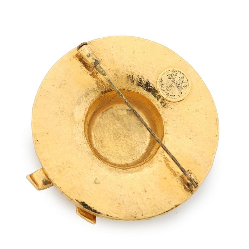 シャネル ブローチ ハットモチーフ メタル CHANEL アクセサリー