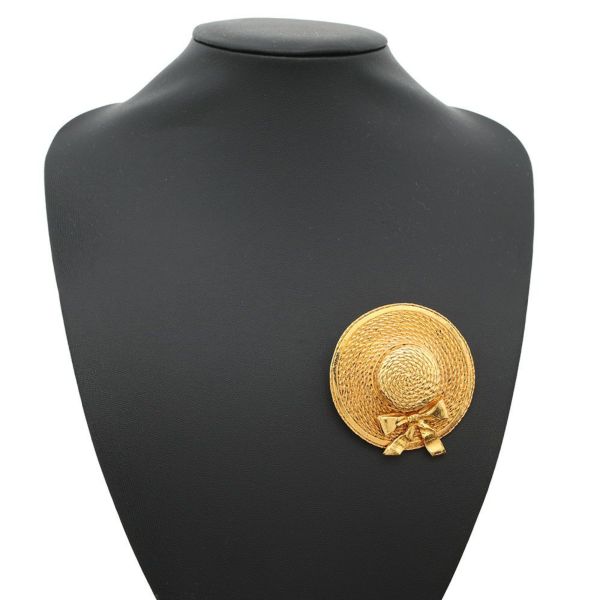 シャネル ブローチ ハットモチーフ メタル CHANEL アクセサリー