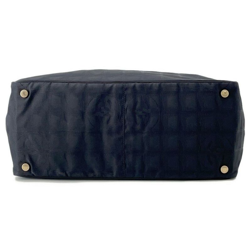 シャネル トートバッグ ニュートラベルライン トートMM ナイロン レザー A15991 CHANEL 黒