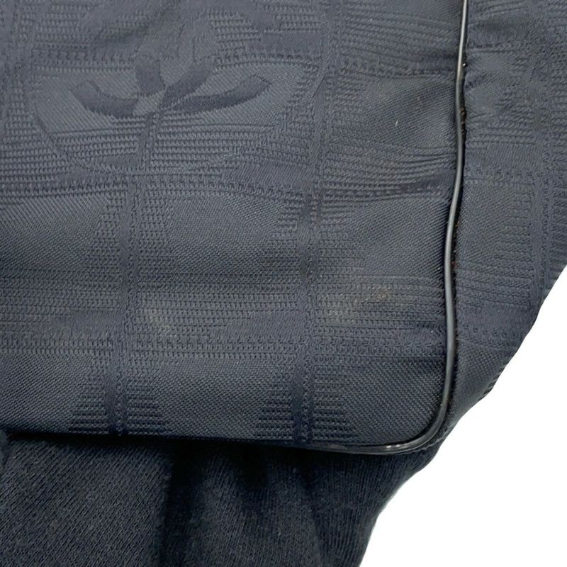 シャネル トートバッグ ニュートラベルライン トートMM ナイロン レザー A15991 CHANEL 黒