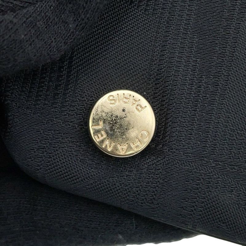 シャネル トートバッグ ニュートラベルライン トートMM ナイロン レザー A15991 CHANEL 黒