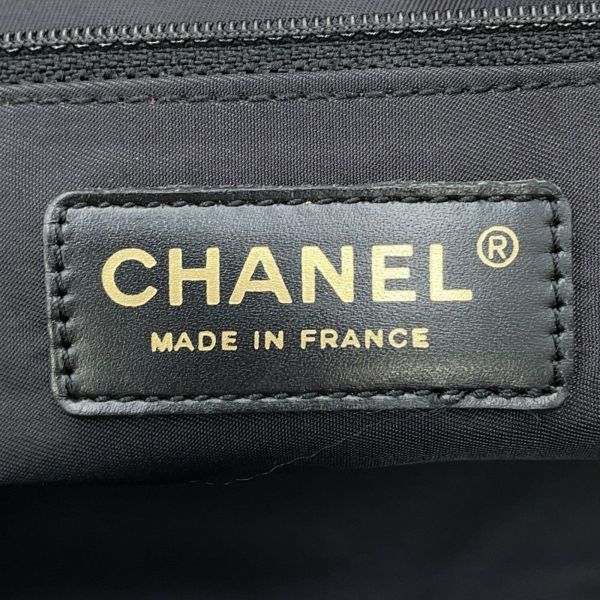 シャネル トートバッグ ニュートラベルライン トートMM ナイロン レザー A15991 CHANEL 黒