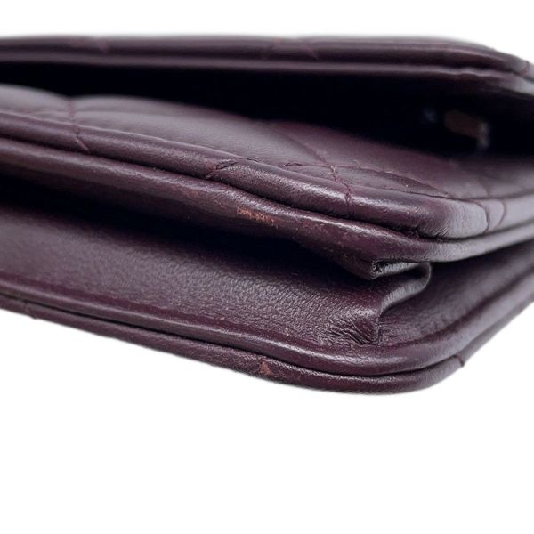 シャネル チェーンウォレット マトラッセ ココマーク ラムスキン キルティング A33814 CHANEL 財布