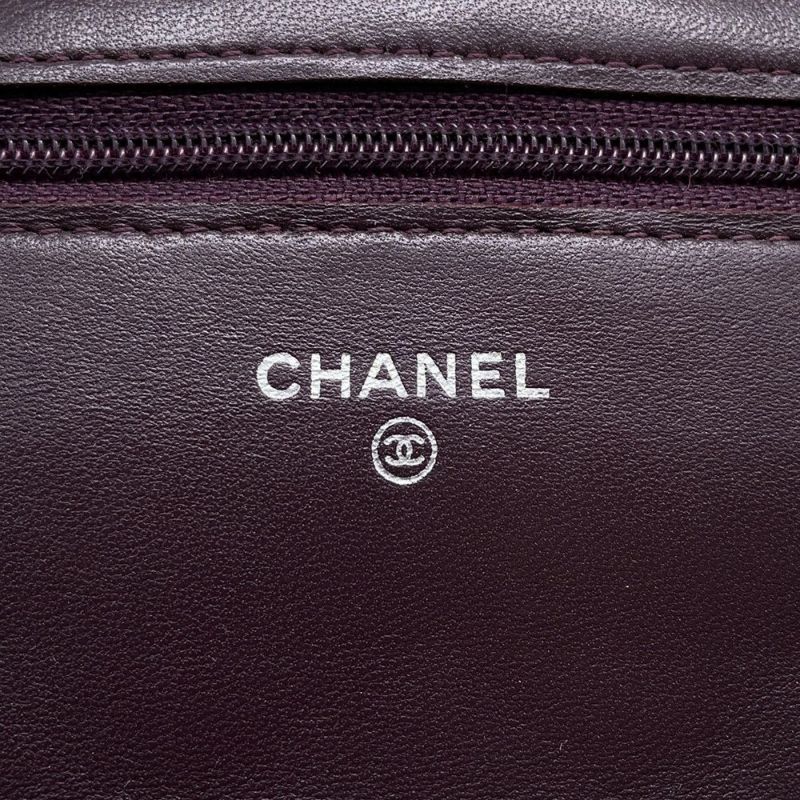 シャネル チェーンウォレット マトラッセ ココマーク ラムスキン キルティング A33814 CHANEL 財布