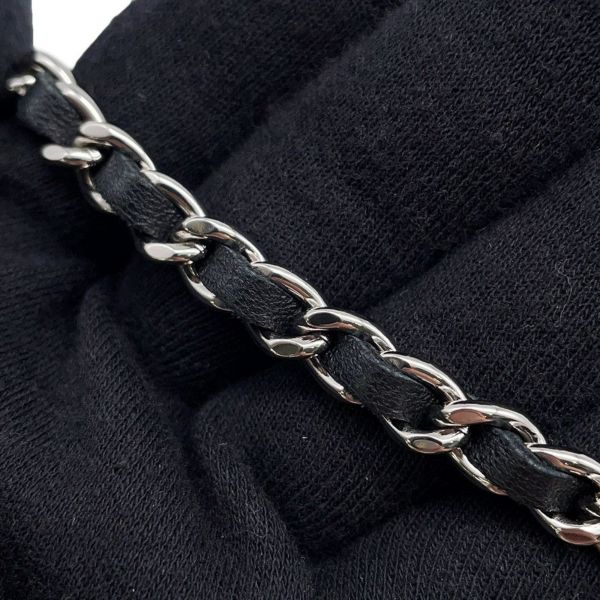 シャネル チェーンウォレット マトラッセ ココマーク ラムスキン キルティング A33814 CHANEL 財布 黒