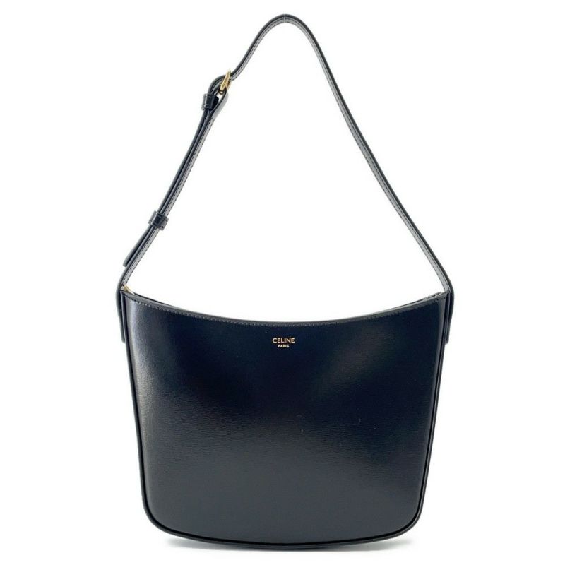セリーヌ ショルダーバッグ クロックバッグ ミディアム 112273EWT.38NO CELINE バッグ 黒