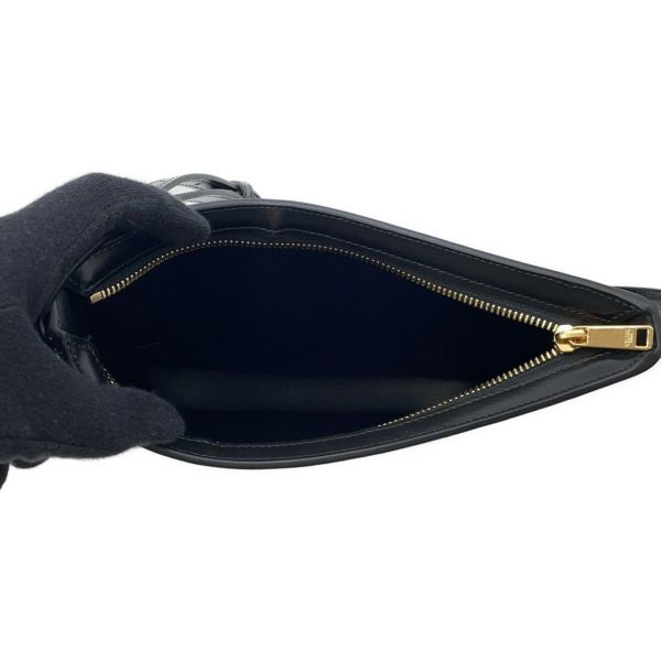 セリーヌ ショルダーバッグ クロックバッグ ミディアム 112273EWT.38NO CELINE バッグ 黒