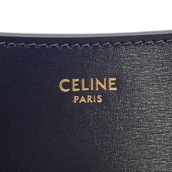 セリーヌ ショルダーバッグ クロックバッグ ミディアム 112273EWT.38NO CELINE バッグ 黒
