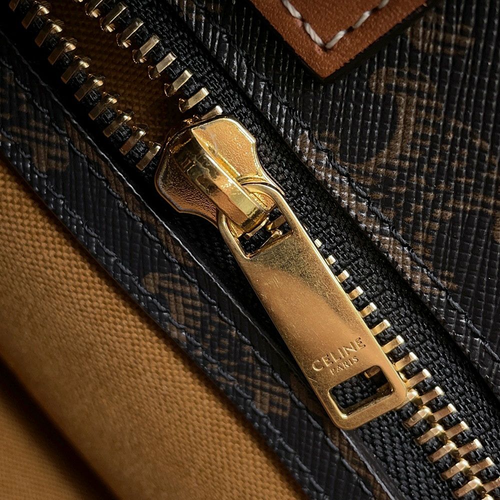 セリーヌ トートバッグ スモール バーティカル カバ トリオンフキャンバス CELINE バッグ