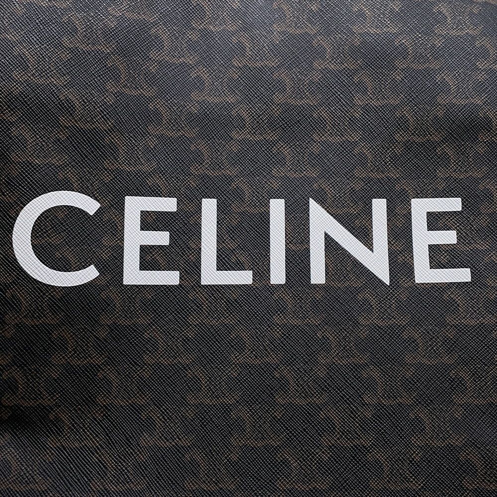 セリーヌ トートバッグ スモール バーティカル カバ トリオンフキャンバス CELINE バッグ