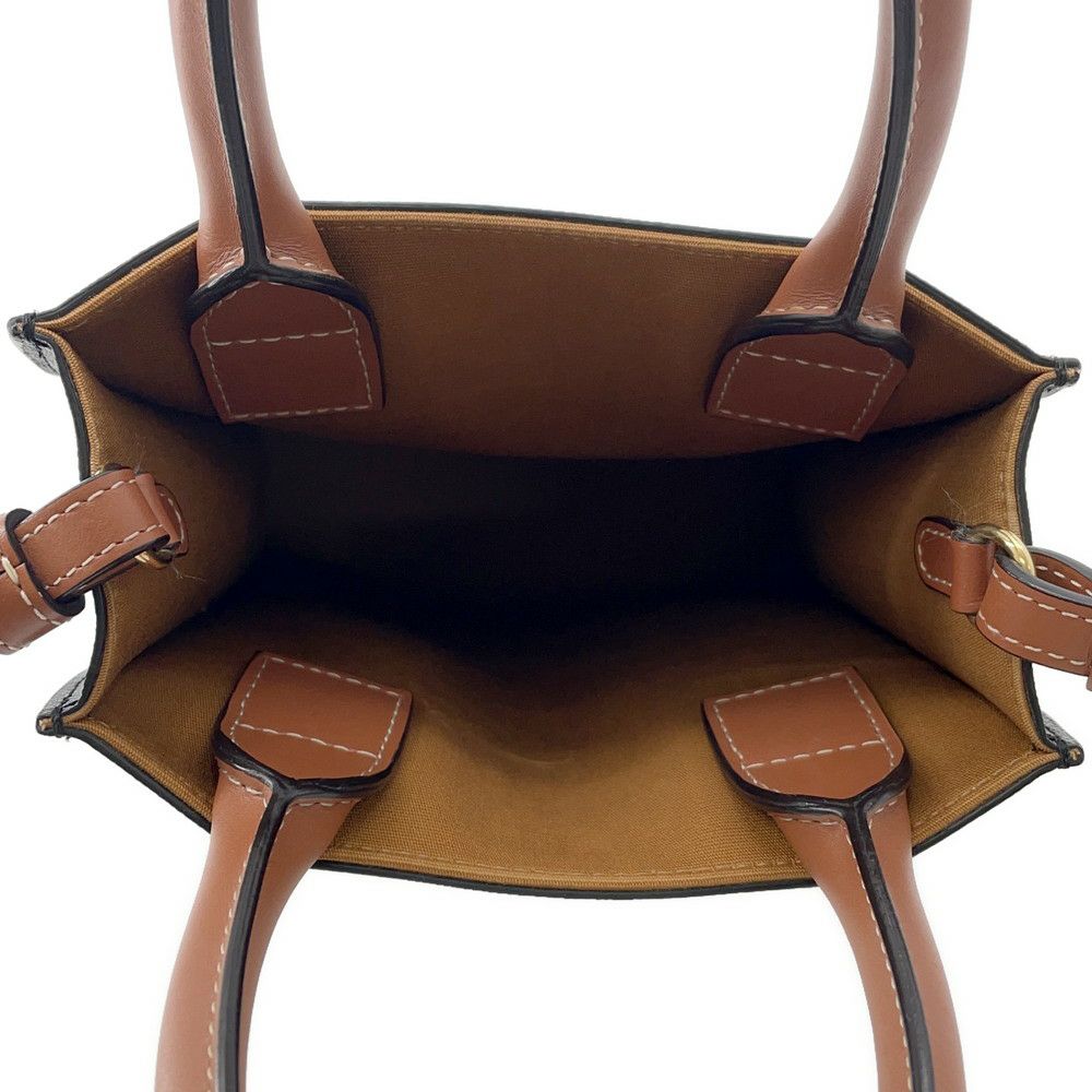 セリーヌ ハンドバッグ トリオンフ ミニ バーティカル カバ 194372 2wayショルダーバッグ