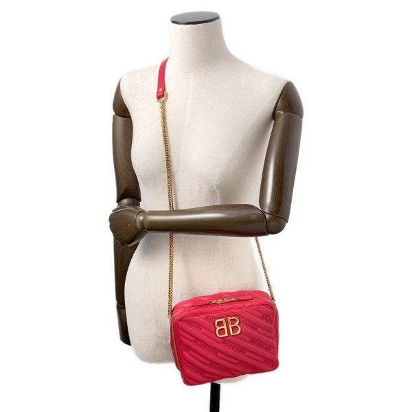 良品 バレンシアガ キャンバス×レザー BB ワンショルダー ハンド バッグ BALENCIAGA バレンシアガ BB柄 ワンショルダー ショルダーバッグ