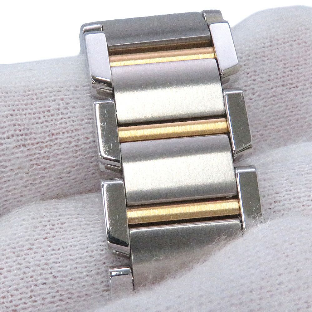 カルティエ タンク フランセーズ SM W51007Q4 Cartier 腕時計 クォーツ 白文字盤