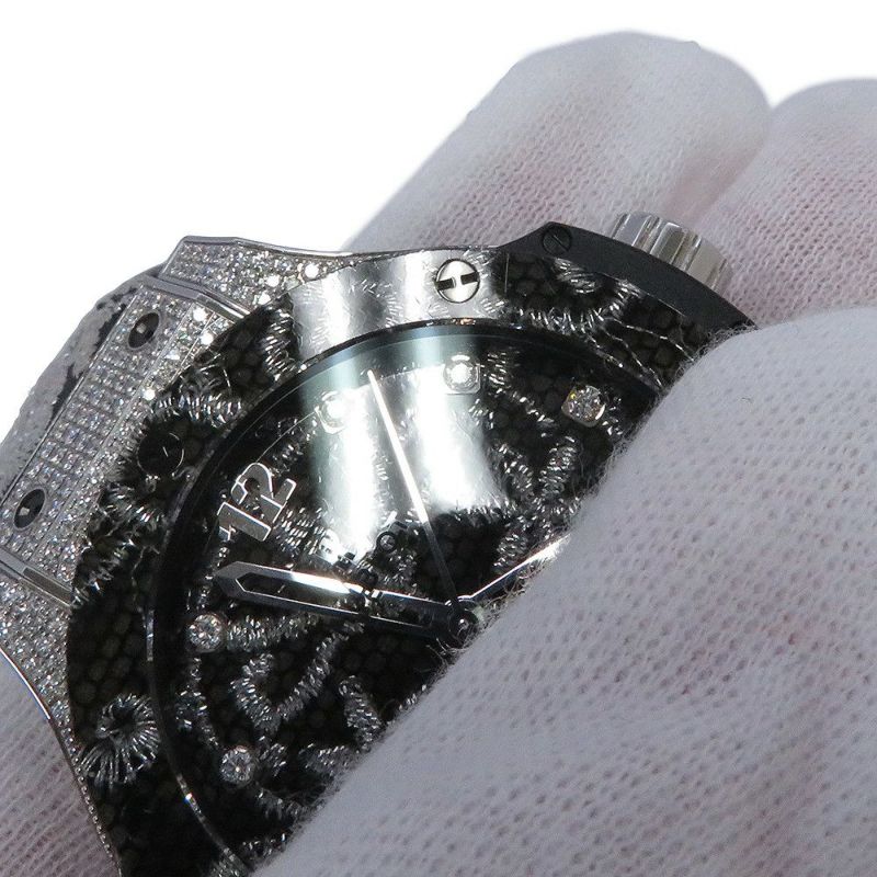 ウブロ ビッグバン ブロードリー ビショフ 200本限定 343.SX.6570.NR.0804 HUBLOT 腕時計 黒文字盤