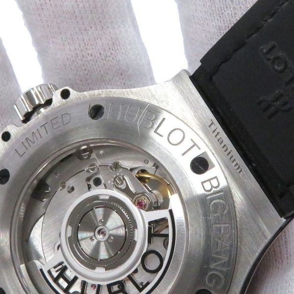 ウブロ ビッグバン ブロードリー ビショフ 200本限定 343.SX.6570.NR.0804 HUBLOT 腕時計 黒文字盤