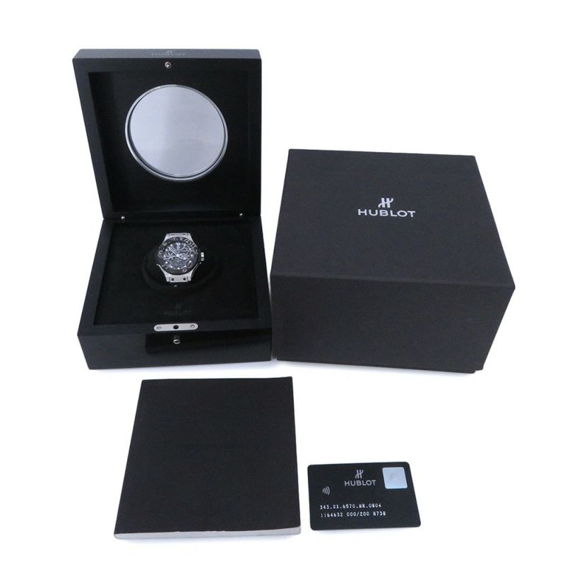 ウブロ ビッグバン ブロードリー ビショフ 200本限定 343.SX.6570.NR.0804 HUBLOT 腕時計 黒文字盤