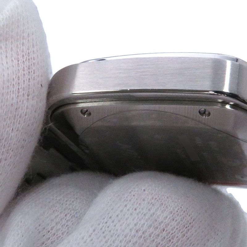 カルティエ サントス ドゥ カルティエ デュアルタイムゾーン LM WSSA0076 Cartier 腕時計 グレー文字盤