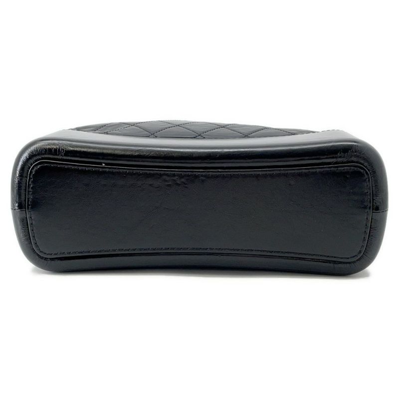 シャネル チェーンショルダーバッグ ガブリエル ドゥ シャネル ホーボーバッグ ラージ A93824 CHANEL 黒