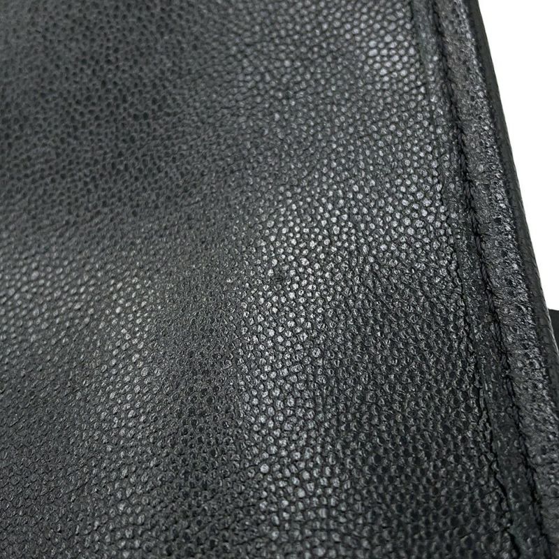 シャネル チェーンショルダーバッグ マトラッセ ココマーク スモールメッセンジャーバッグ ラムスキン AS2447 CHANEL 黒