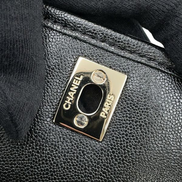 シャネル チェーンショルダーバッグ マトラッセ ココマーク スモールメッセンジャーバッグ ラムスキン AS2447 CHANEL 黒