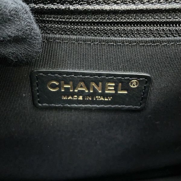 シャネル チェーンショルダーバッグ マトラッセ ココマーク スモールメッセンジャーバッグ ラムスキン AS2447 CHANEL 黒