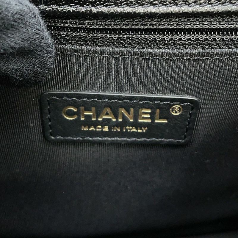 シャネル チェーンショルダーバッグ マトラッセ ココマーク スモールメッセンジャーバッグ ラムスキン AS2447 CHANEL 黒