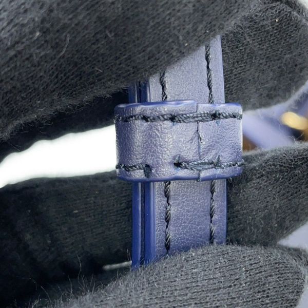 ロエベ ハンドバッグ パズル フォルド ミニトート シャイニーカーフレザー A657V25X01 LOEWE 2way ネイビー