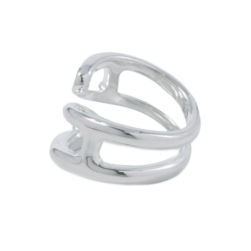 エルメス リング シェーヌダンクル パンク Chaine d'Ancre Punk SV925シルバー サイズ48 HERMES 指輪