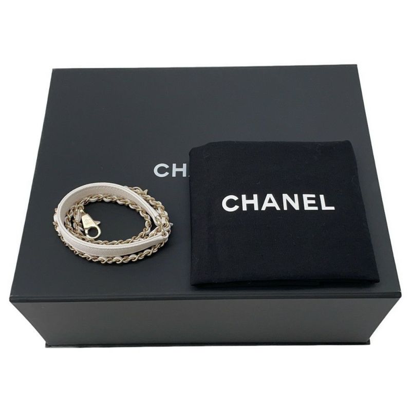 シャネル ハンドバッグ マトラッセ ココマーク ココハンドル キャビアスキン A92990 CHANEL 2way 白