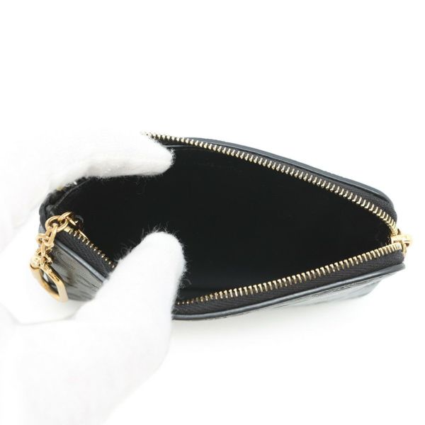 セリーヌ コインケース トリオンフ レザー 10C663 CELINE カードポーチ 黒