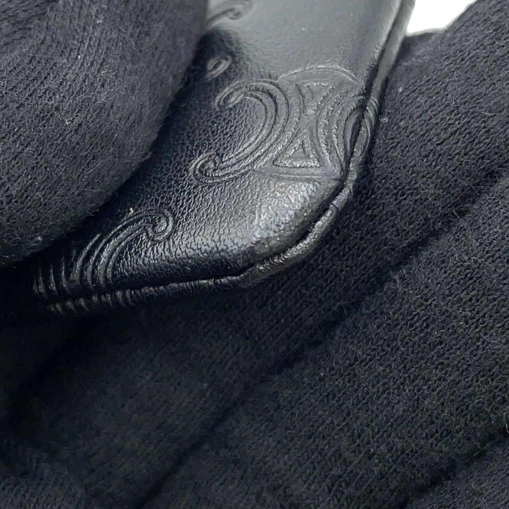 セリーヌ コインケース トリオンフ レザー 10C663 CELINE カードポーチ 黒