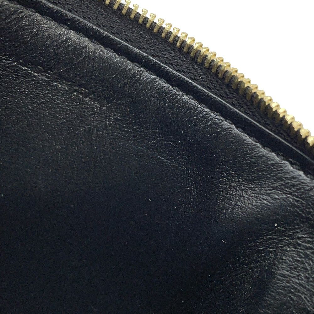 セリーヌ コインケース トリオンフ レザー 10C663 CELINE カードポーチ 黒