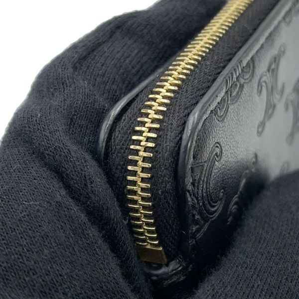 セリーヌ コインケース トリオンフ レザー 10C663 CELINE カードポーチ 黒