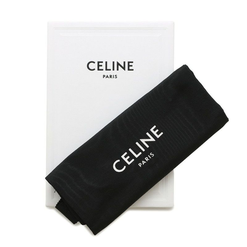 セリーヌ コインケース トリオンフ レザー 10C663 CELINE カードポーチ 黒