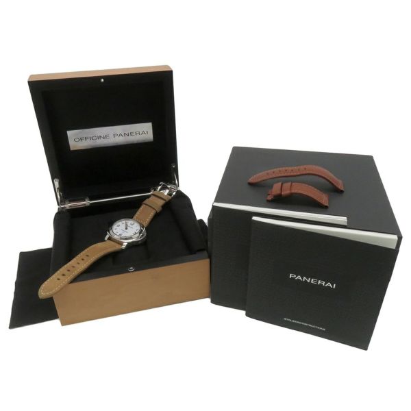パネライ ルミノール ベース ロゴ 3デイズ アッチャイオ PAM00775 U番 PANERAI 腕時計 白文字盤