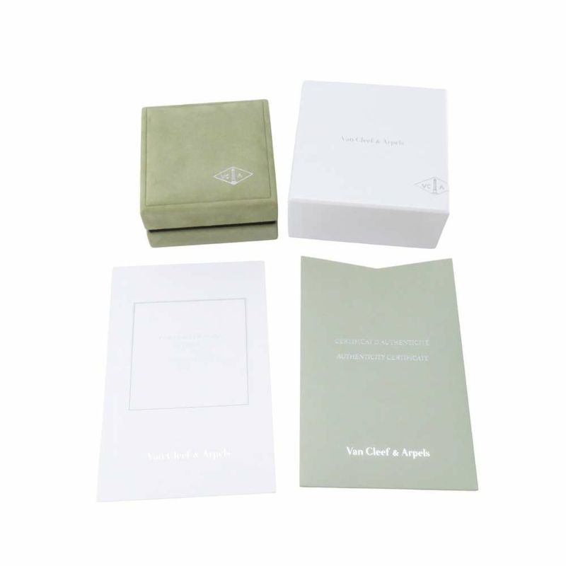 ヴァンクリーフ＆アーペル ピアス フラワーレース イヤリング ダイヤモンド 144P 計2.58ct K18WG VCARP05100