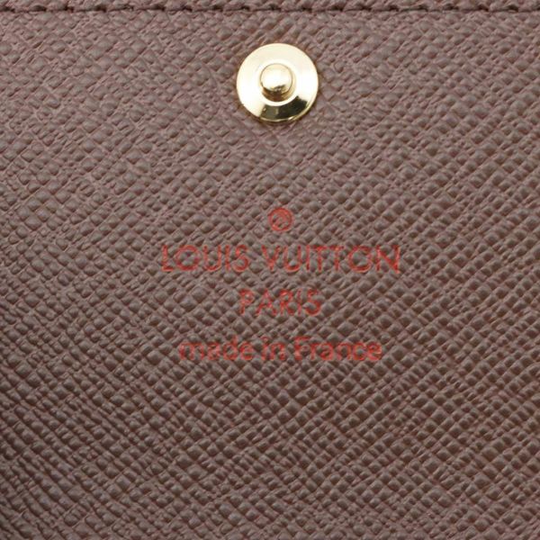 ルイヴィトン キーケース ダミエ・エベヌ ミュルティクレ6 N62630 LOUIS VUITTON ブラウン