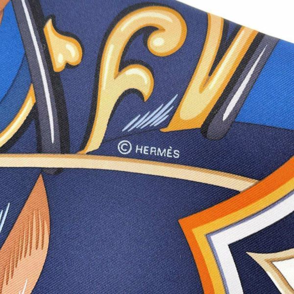 エルメス スカーフ カレ90 アルネ・ドゥ・クール Harnais de Coeur HERMES シルク 2024春夏