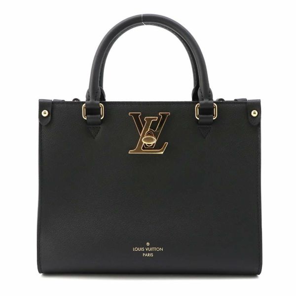 ルイヴィトン ハンドバッグ グレインカーフレザー ロック&ゴー M22311 LOUIS VUITTON 黒 2way