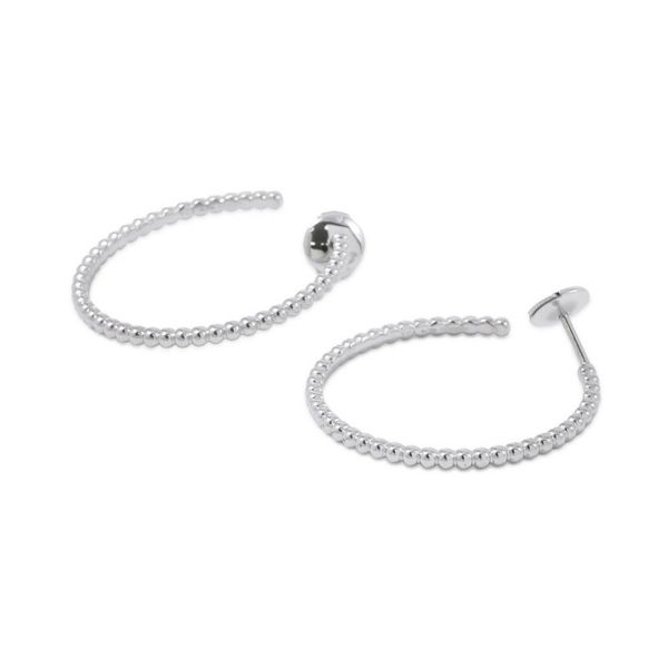 ヴァンクリーフ&アーペル ピアス ペルレ フープ スモールモデル K18WGホワイトゴールド Van Cleef&Arpels