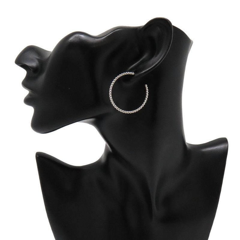 ヴァンクリーフ&アーペル ピアス ペルレ フープ スモールモデル K18WGホワイトゴールド Van Cleef&Arpels