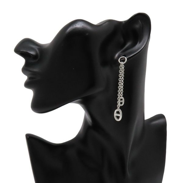 エルメス ピアス シェーヌダンクル ニューファランドール ピアスPM SV925シルバー Farandole HERMES ジュエリー