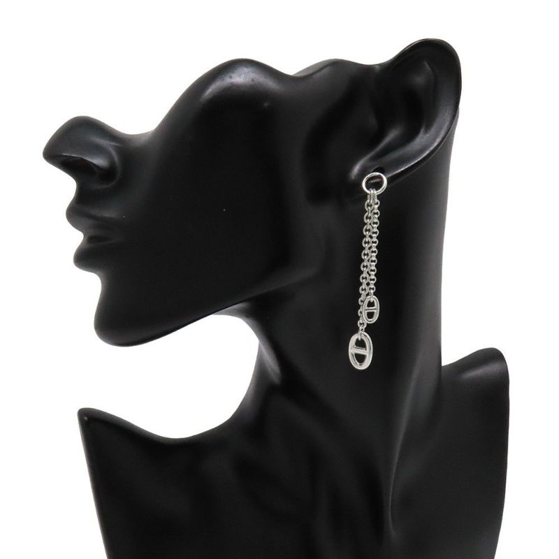 エルメス ピアス シェーヌダンクル ニューファランドール ピアスPM SV925シルバー Farandole HERMES ジュエリー