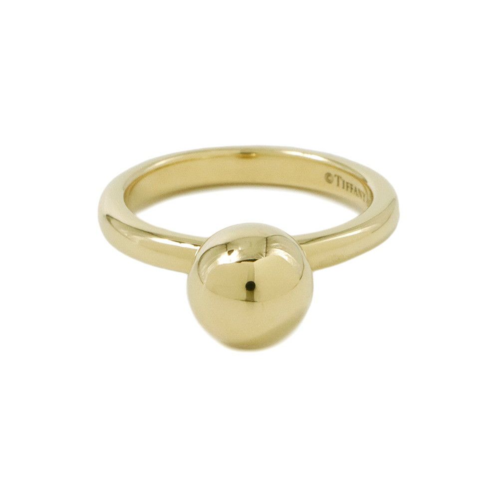 ティファニー リング ハードウェア ボールリング K18YGイエローゴールド リングサイズ約6号  Tiffany&Co. 指輪